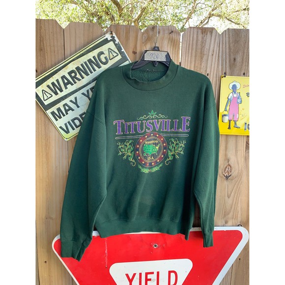 vintage 90s Titusville Pennsylvania Sweatshirt Size M - Picture 1 of 7